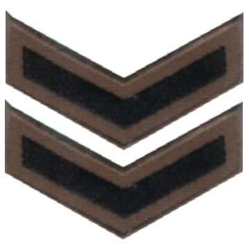 S.A.D.F LANCE CORPORAL SEW-ON RANK - PAIR.