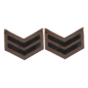 S.A.D.F CORPORAL SEW-ON RANK - PAIR.