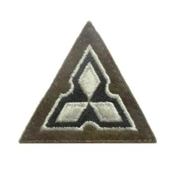 S.W.A.T.F. DIAMOND (MAJOR EQUIVALENT TO S.A.D.F STAR) RANK CAP/BERET CLOTH BADGE.