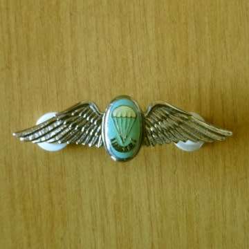 S.A Parachute Staticline Insructor Mess Dress Wing With Both Pins In Place.75