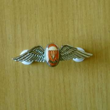 S.A Parachute Freefall Instructor - Mess Dress - Wing With Pins In Place.