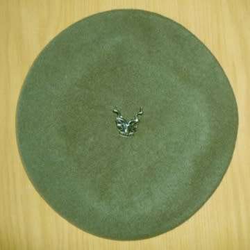 S.W.A.T.F. Beret With Area Force Oxidised Silver Cap Badge With Screws In Place