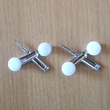 S.A.D.F Ammunition Corps Collar Badges With Pns In Place - Pair.