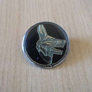 Army 12 Infantry Battalion Instructor Dog Handler Badge - Black  - Pins In Place.