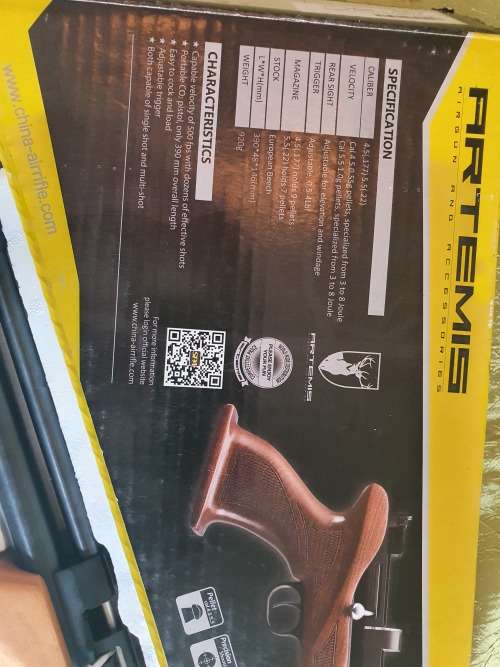 Artemis CP1-M, Pellet Gun + over 400 pellets