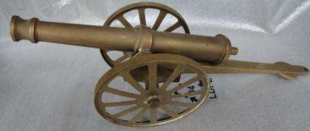 A BRASS CANNON