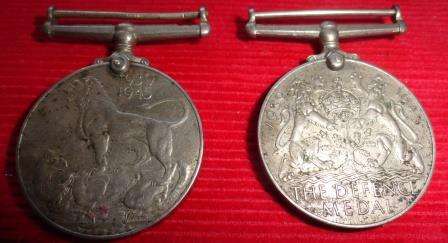 World War Two  Medals (Two)