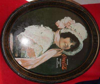 A Coke Tray-  Betty girl (reproduced from an advert-1914)