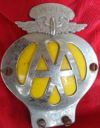 AA badge- ex Zimbabwe