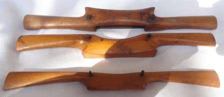 Three wooden spoke shaves-2 by Marples of Sheffield