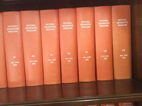 National Geographic Bound Volumes. # 105 Jan - June 1954