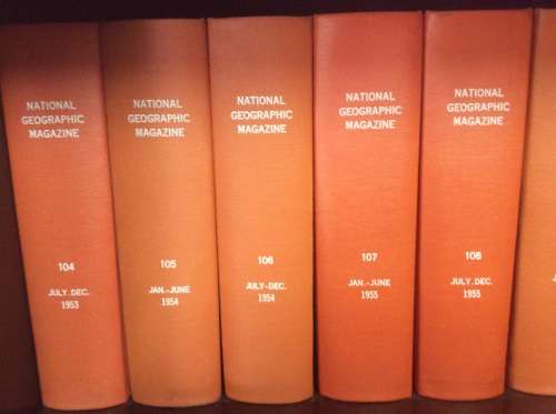 National Geographic Bound Volumes. # 105 Jan - June 1954