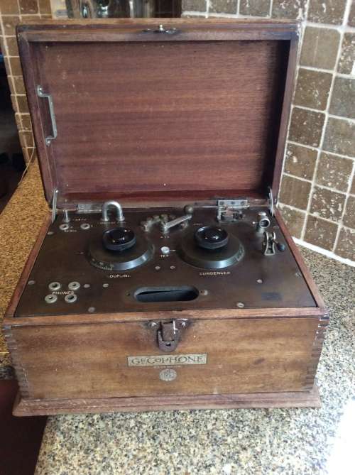 GECOPHONE crystal radio set. 1922