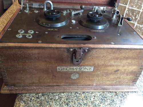 GECOPHONE crystal radio set. 1922