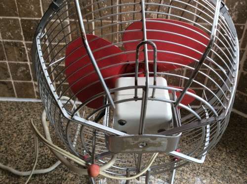 Vintage Kitchen Fan. c. 1970¿s. Adjustable tilt.