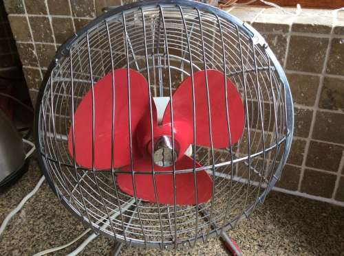 Vintage Kitchen Fan. c. 1970¿s. Adjustable tilt.