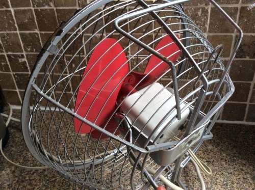 Vintage Kitchen Fan. c. 1970¿s. Adjustable tilt.