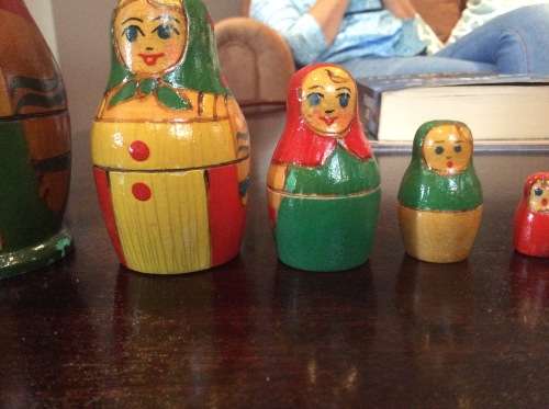 Russian Babuschka Dolls. Set of 5
