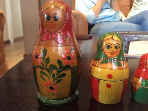 Russian Babuschka Dolls. Set of 5