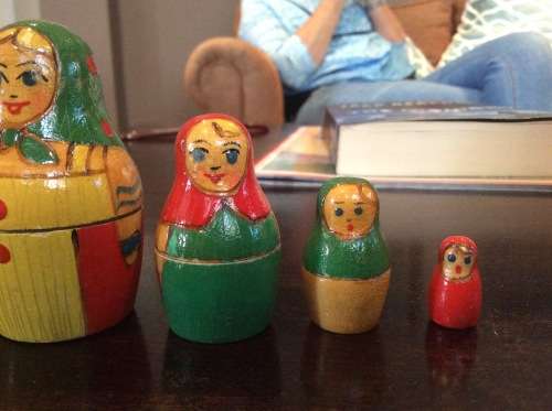 Russian Babuschka Dolls. Set of 5