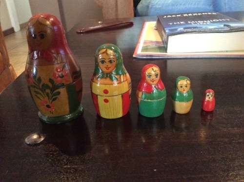 Russian Babuschka Dolls. Set of 5