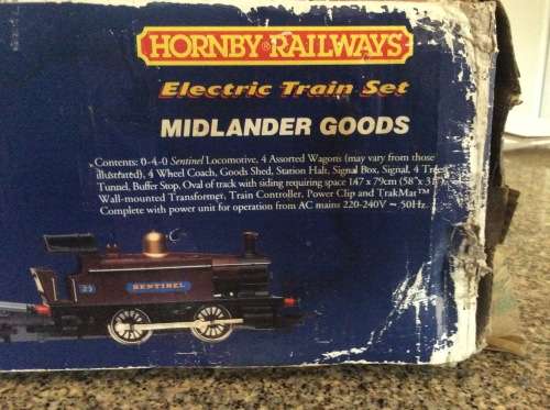 Hornby railways The Midlander goods train Sentinel set boxed