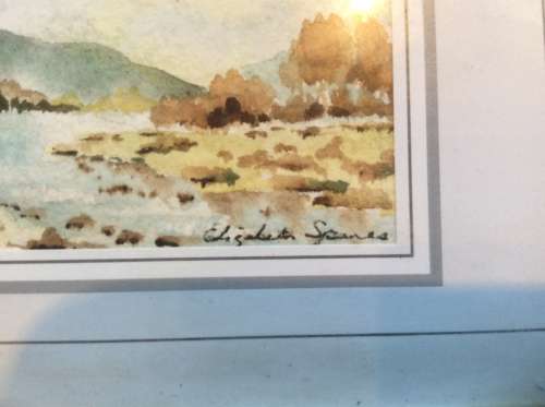 2x original miniature watercolours. Signed by artist.