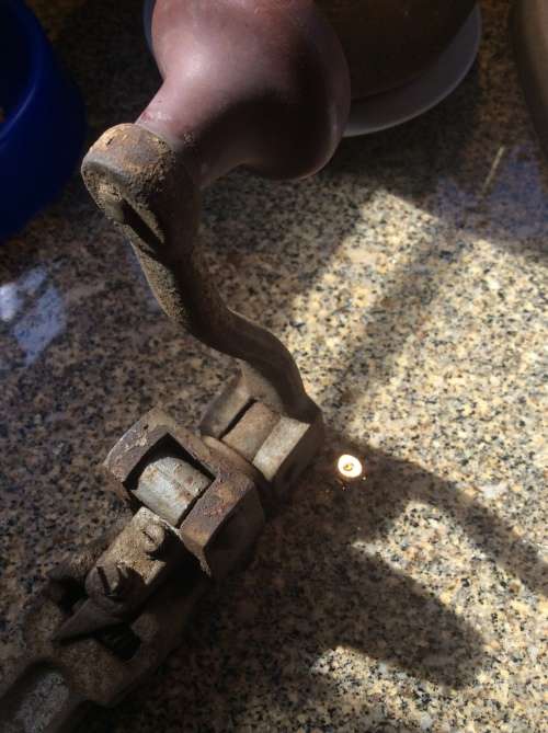 Vintage BONZER bench catering tin can opener 1930¿s