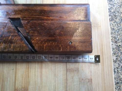 Vintage carpenter¿s rebate plane.