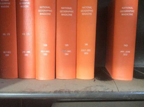 National Geographic. Bound Volumes.