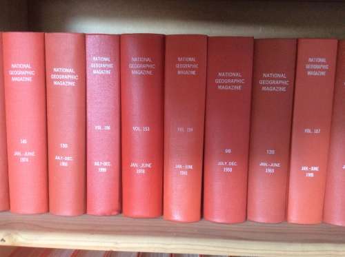 National Geographic. Bound Volumes.