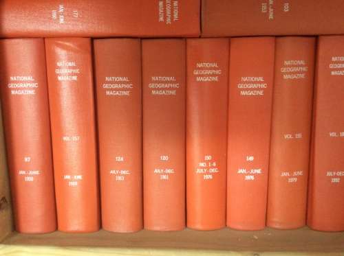 National Geographic. Bound Volumes.