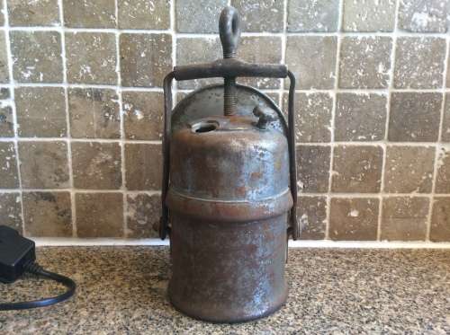 Antique Paraffin Miners Lamp