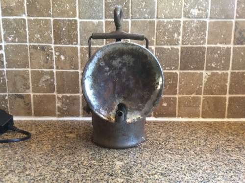 Antique Paraffin Miners Lamp