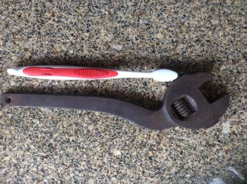 Vintage adjustable wrench. Peter Ludwig Schmidt.