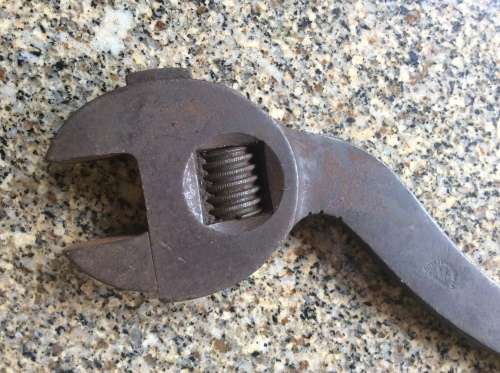 Vintage adjustable wrench. Peter Ludwig Schmidt.