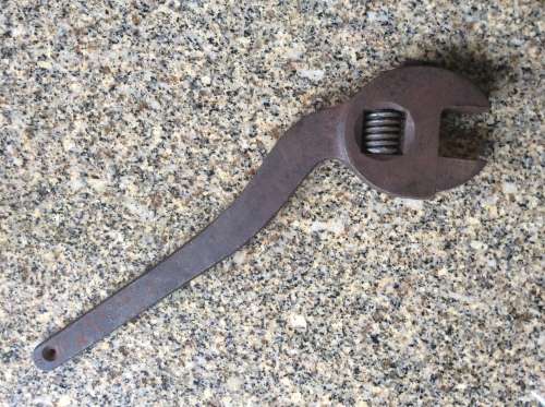 Vintage adjustable wrench. Peter Ludwig Schmidt.