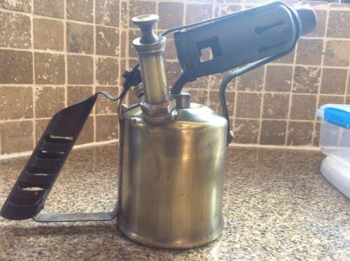 Vintage Paraffin Blow Torch Grosvenor Made in England.