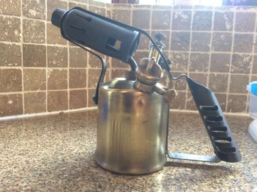 Vintage Paraffin Blow Torch Grosvenor Made in England.