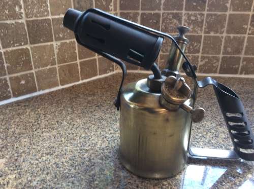 Vintage Paraffin Blow Torch Grosvenor Made in England.