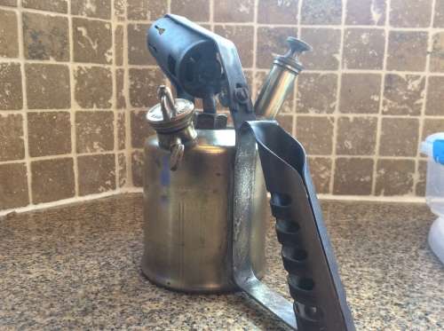 Vintage Paraffin Blow Torch Grosvenor Made in England.
