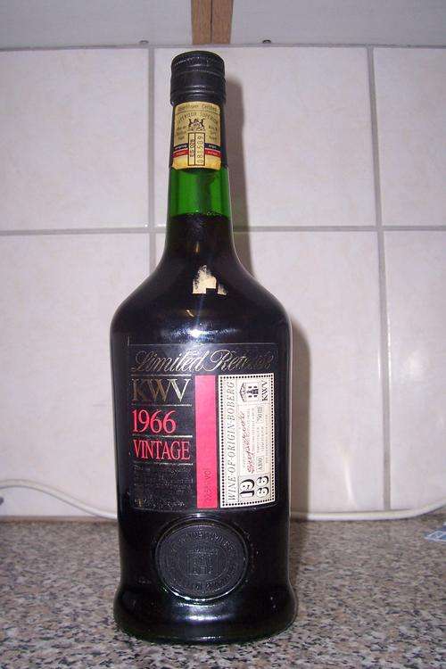 LIMITED RELEASE KWV 1966 VINTAGE