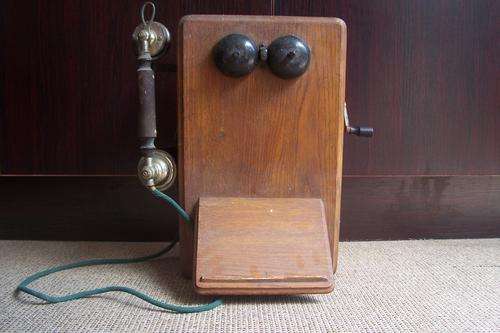 Antique Ericsson wall mounted phone