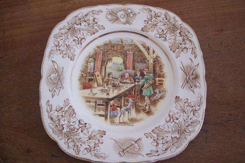 Robin Hood Dines with the Sheriff of Notingham Plate
