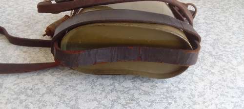 WW2 - Water Bottle with Leather Strap