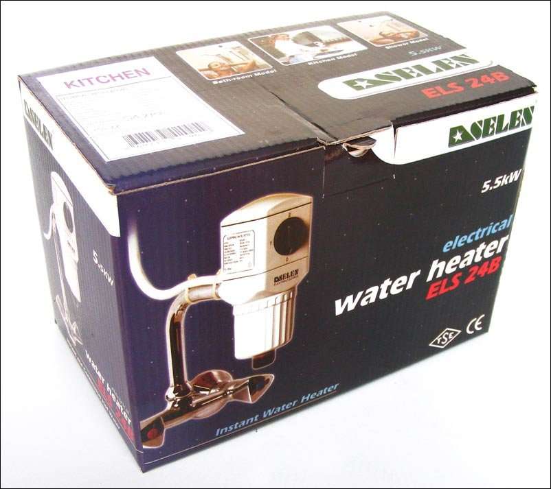 New European made instant water heater - 5.5kW - kitchen/basin -Hot water without a geyser