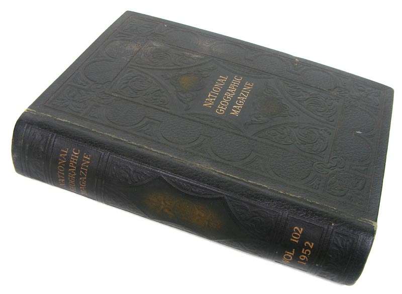 Rare Collectable National Geographic Book 1952 Vol 102 - This is a book, not a binder with mags!