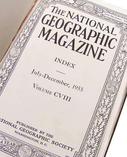 Rare Collectable National Geographic Book 1955 Vol 108 - This is a book, not a binder with mags!