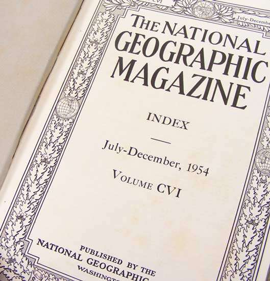 Rare Collectable National Geographic Book 1953 Vol 103 - This is a book, not a binder with mags!