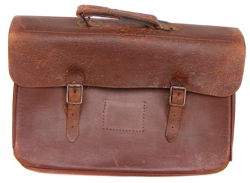 Vintage Leather School Case/Satchel